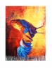 Oil Painting Design Fashion Scarf W/ Fringes